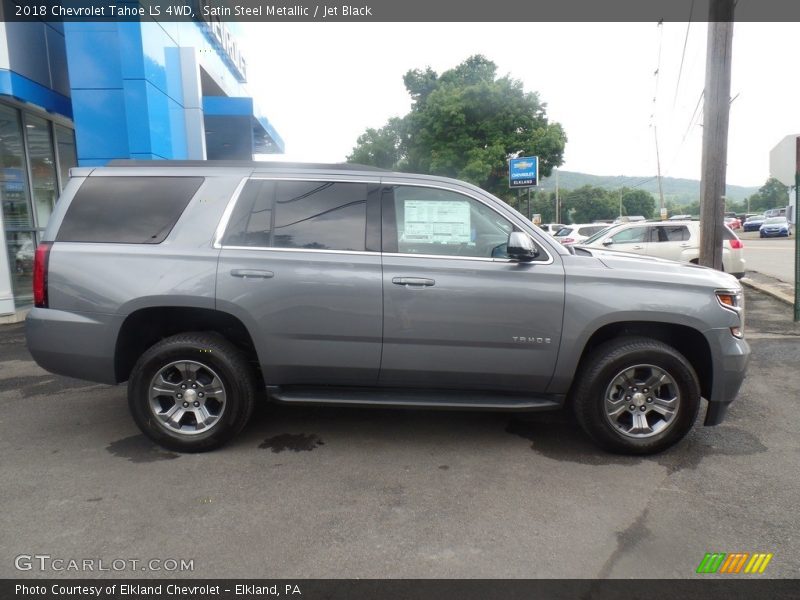 Satin Steel Metallic / Jet Black 2018 Chevrolet Tahoe LS 4WD