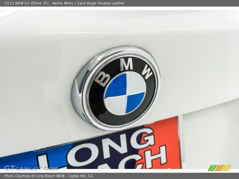 Alpine White / Sand Beige Nevada Leather 2011 BMW X3 xDrive 35i