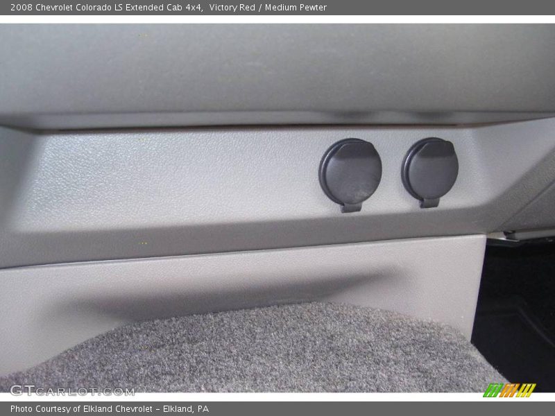 Victory Red / Medium Pewter 2008 Chevrolet Colorado LS Extended Cab 4x4