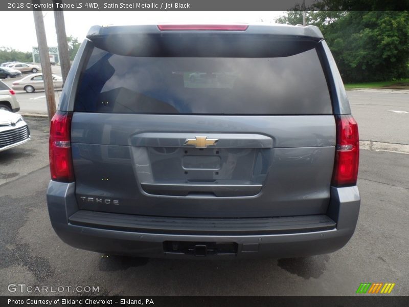 Satin Steel Metallic / Jet Black 2018 Chevrolet Tahoe LS 4WD