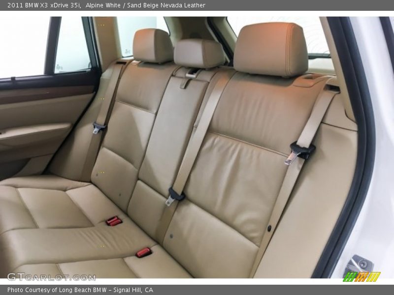 Alpine White / Sand Beige Nevada Leather 2011 BMW X3 xDrive 35i