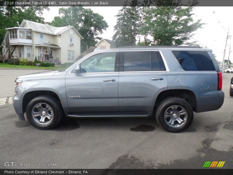 Satin Steel Metallic / Jet Black 2018 Chevrolet Tahoe LS 4WD