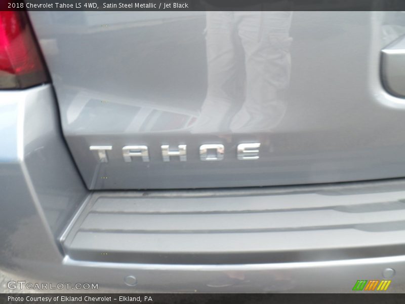 Satin Steel Metallic / Jet Black 2018 Chevrolet Tahoe LS 4WD