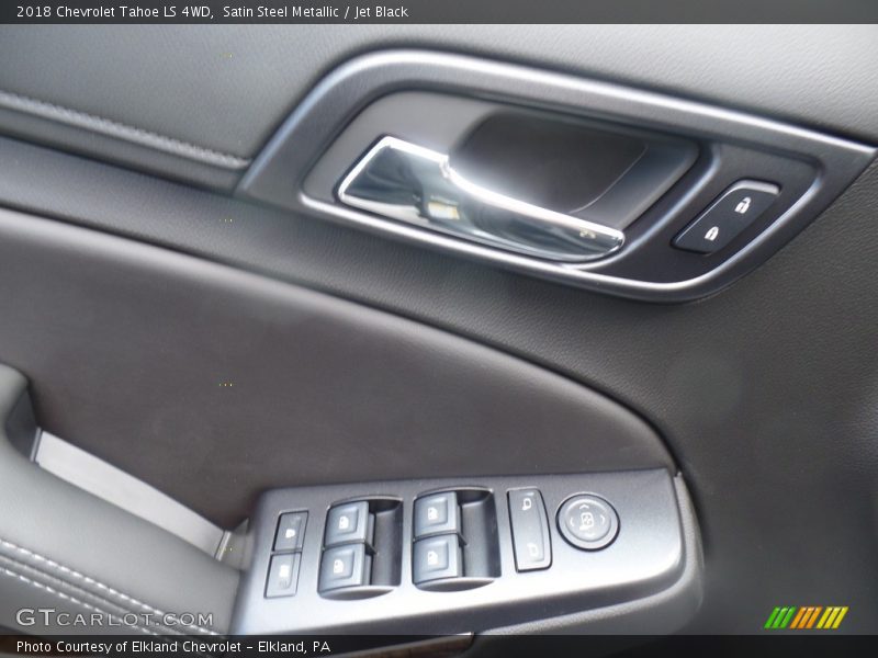 Satin Steel Metallic / Jet Black 2018 Chevrolet Tahoe LS 4WD