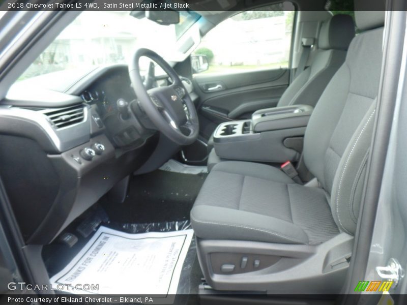 Satin Steel Metallic / Jet Black 2018 Chevrolet Tahoe LS 4WD