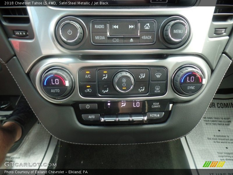Satin Steel Metallic / Jet Black 2018 Chevrolet Tahoe LS 4WD