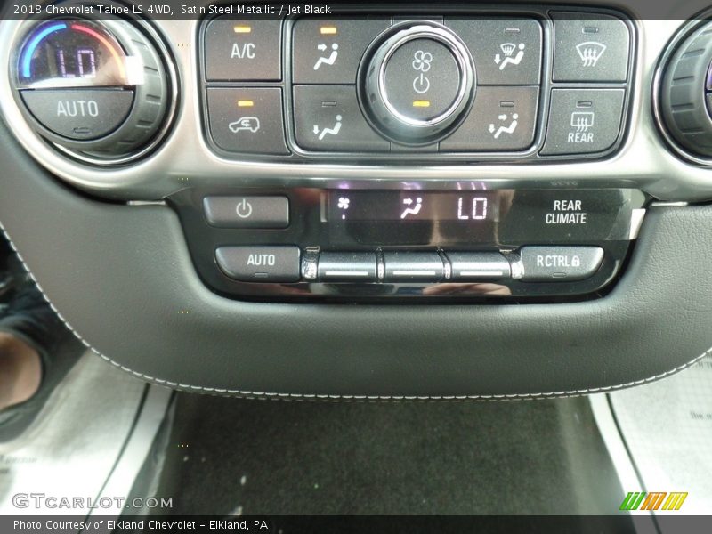 Satin Steel Metallic / Jet Black 2018 Chevrolet Tahoe LS 4WD