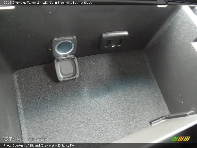 Satin Steel Metallic / Jet Black 2018 Chevrolet Tahoe LS 4WD