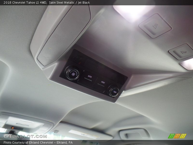 Satin Steel Metallic / Jet Black 2018 Chevrolet Tahoe LS 4WD