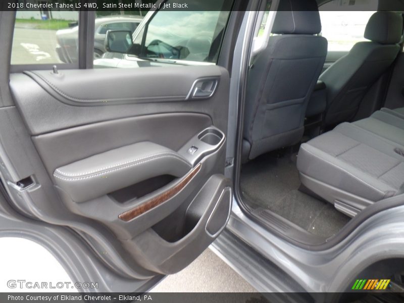 Satin Steel Metallic / Jet Black 2018 Chevrolet Tahoe LS 4WD