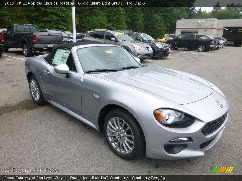 Grigio Chiaro Light Grey / Nero (Black) 2019 Fiat 124 Spider Classica Roadster