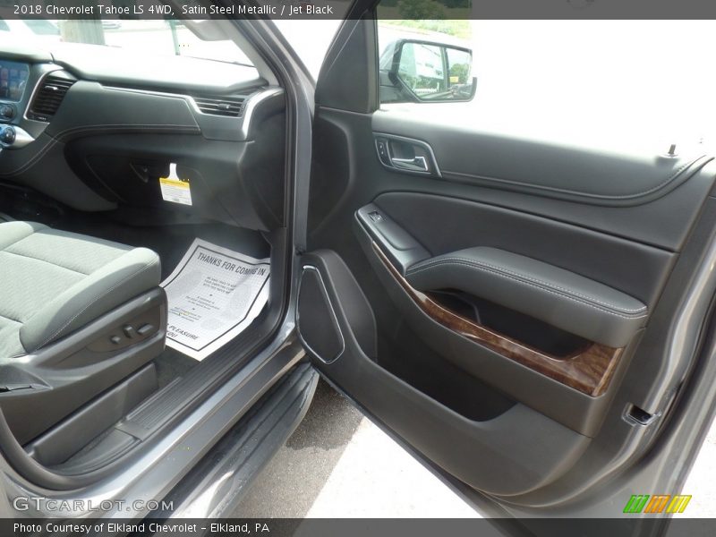 Satin Steel Metallic / Jet Black 2018 Chevrolet Tahoe LS 4WD