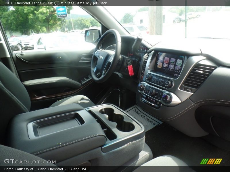 Satin Steel Metallic / Jet Black 2018 Chevrolet Tahoe LS 4WD