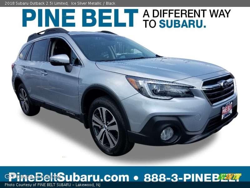 Ice Silver Metallic / Black 2018 Subaru Outback 2.5i Limited