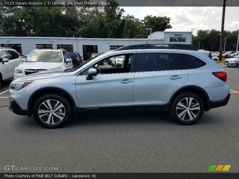 Ice Silver Metallic / Black 2018 Subaru Outback 2.5i Limited