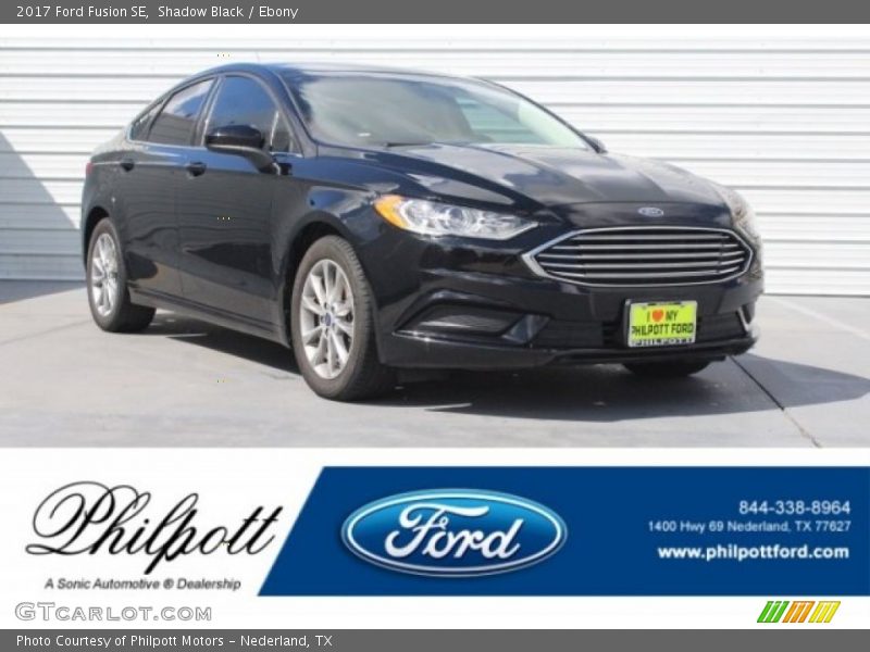 Shadow Black / Ebony 2017 Ford Fusion SE