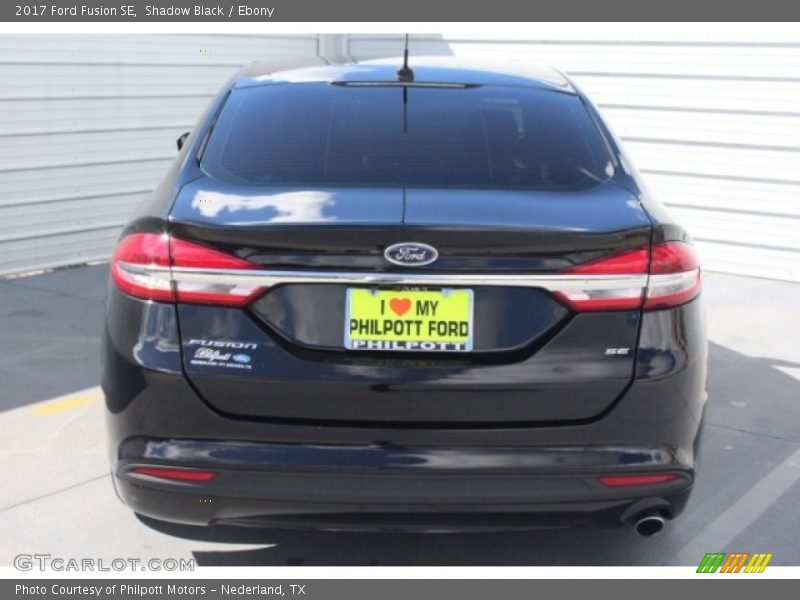 Shadow Black / Ebony 2017 Ford Fusion SE