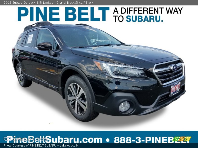 Crystal Black Silica / Black 2018 Subaru Outback 2.5i Limited