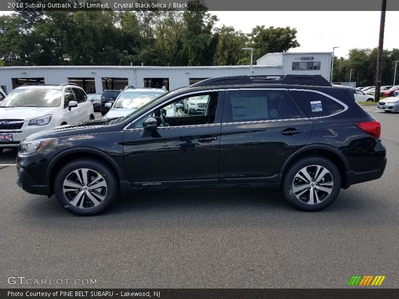 Crystal Black Silica / Black 2018 Subaru Outback 2.5i Limited
