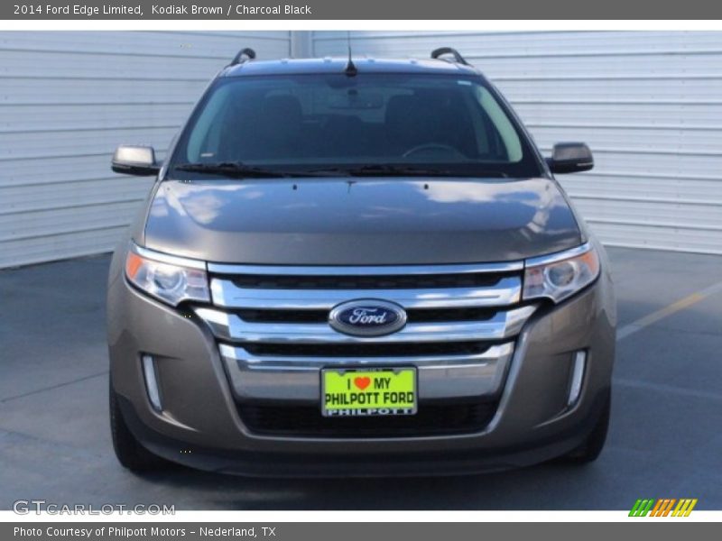 Kodiak Brown / Charcoal Black 2014 Ford Edge Limited