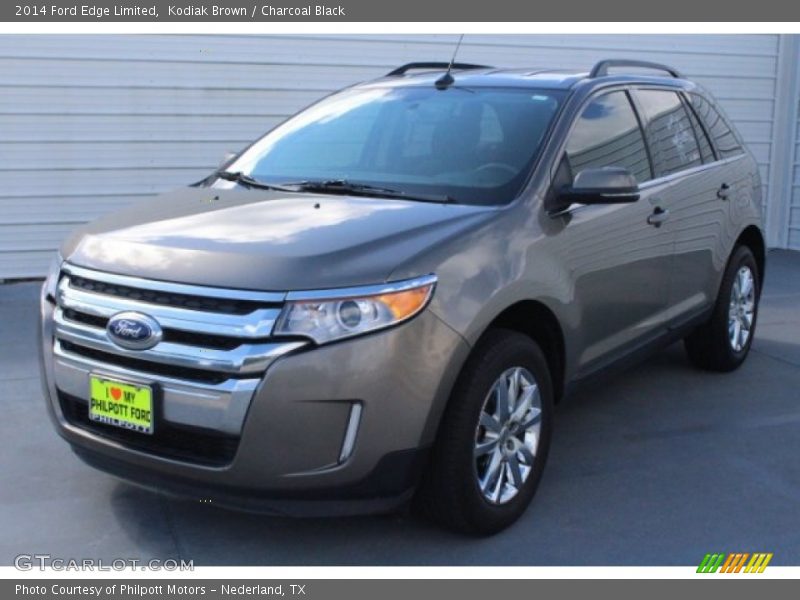 Kodiak Brown / Charcoal Black 2014 Ford Edge Limited