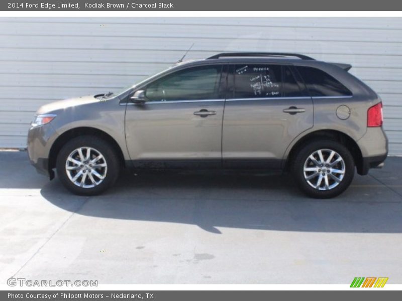 Kodiak Brown / Charcoal Black 2014 Ford Edge Limited