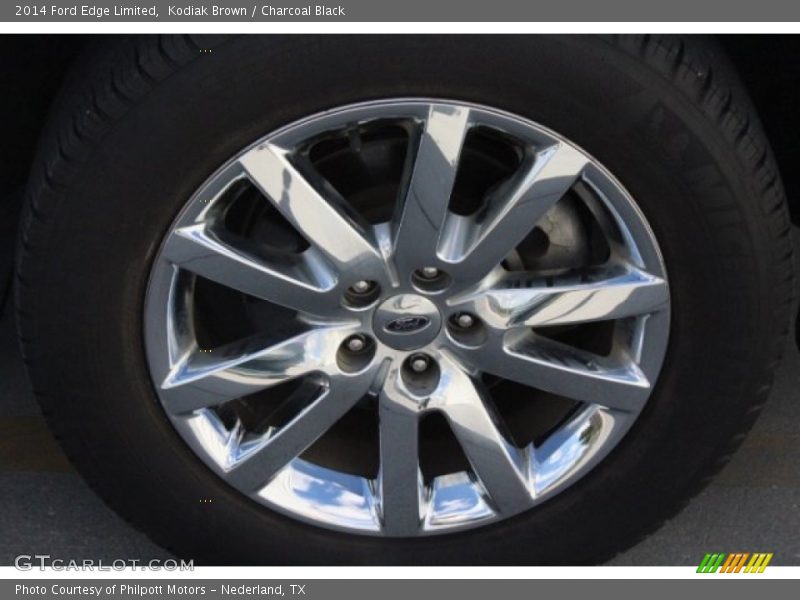 Kodiak Brown / Charcoal Black 2014 Ford Edge Limited