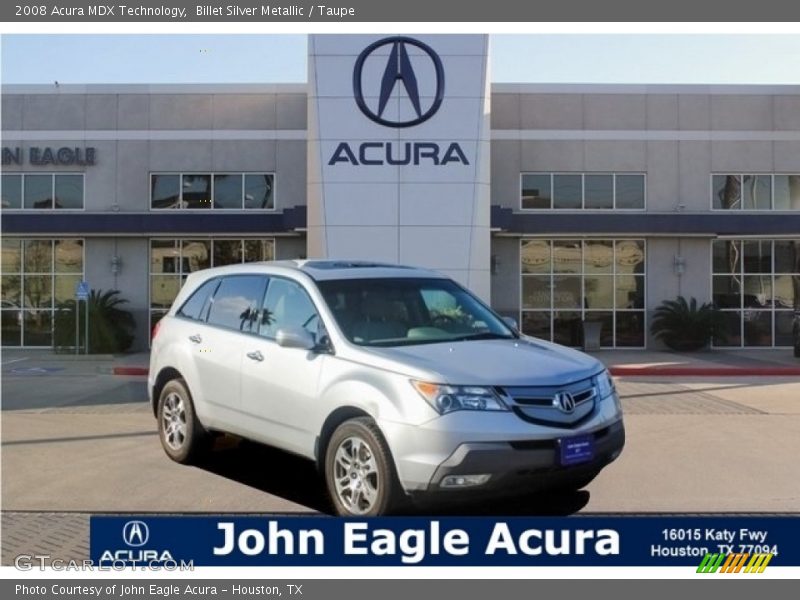 Billet Silver Metallic / Taupe 2008 Acura MDX Technology