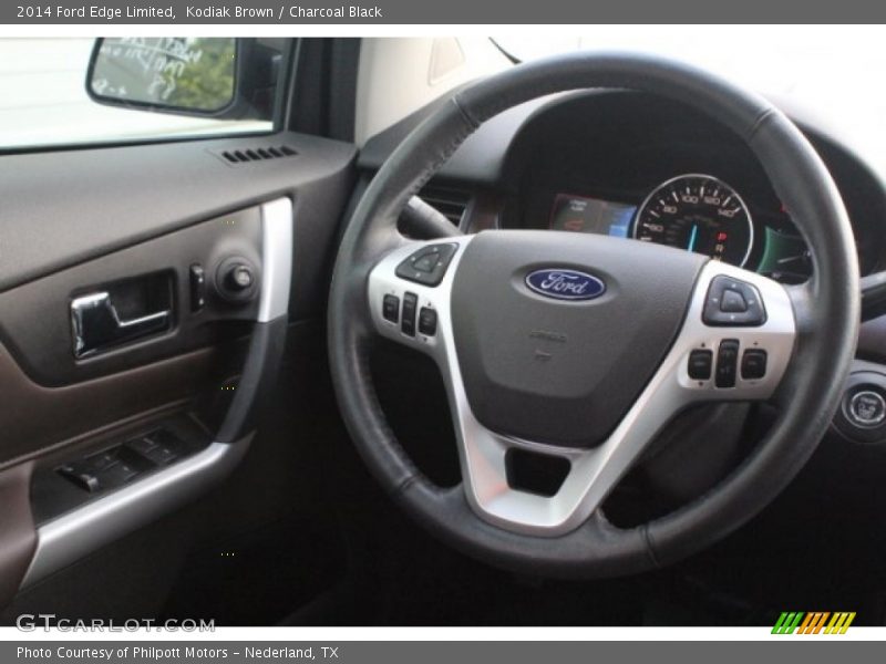 Kodiak Brown / Charcoal Black 2014 Ford Edge Limited