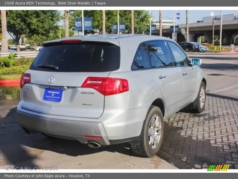 Billet Silver Metallic / Taupe 2008 Acura MDX Technology