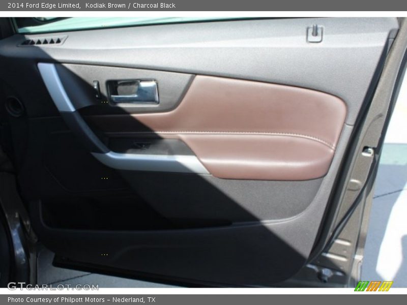 Kodiak Brown / Charcoal Black 2014 Ford Edge Limited