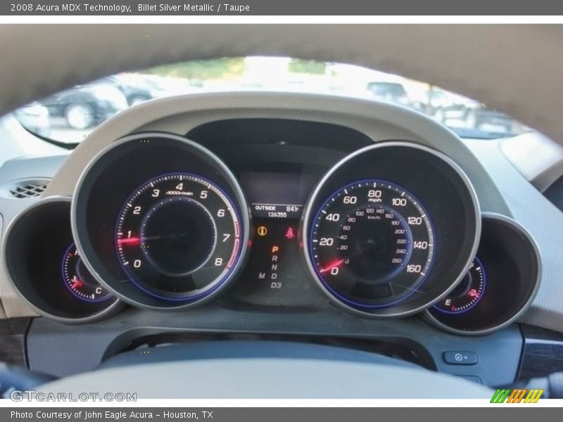 Billet Silver Metallic / Taupe 2008 Acura MDX Technology