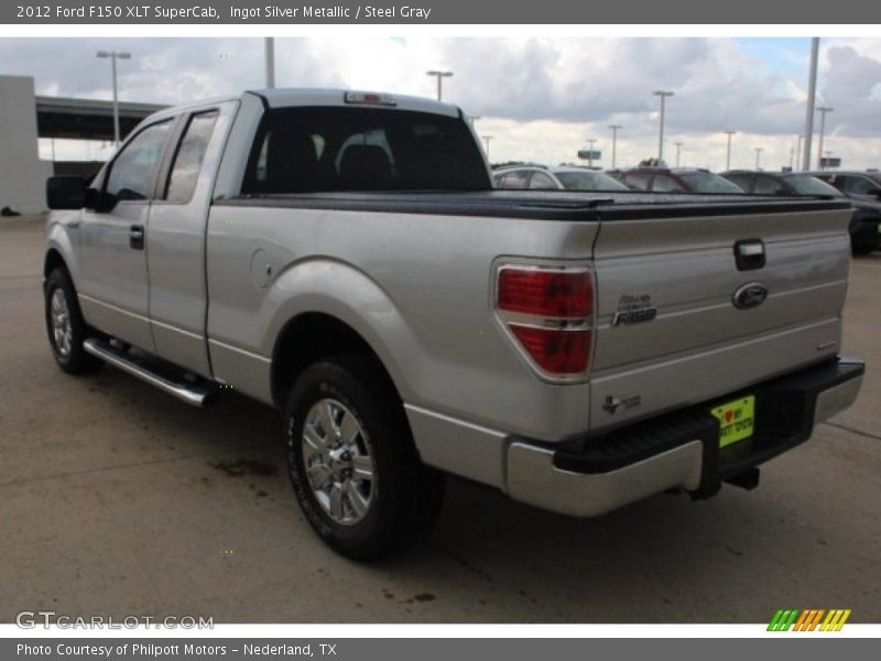 Ingot Silver Metallic / Steel Gray 2012 Ford F150 XLT SuperCab