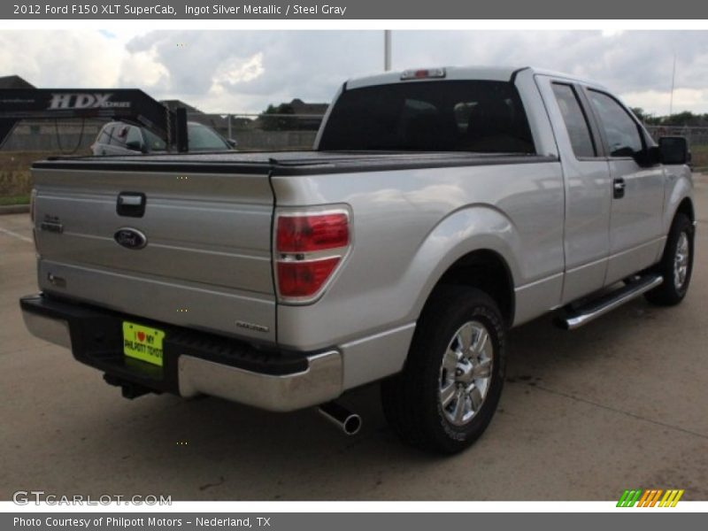 Ingot Silver Metallic / Steel Gray 2012 Ford F150 XLT SuperCab