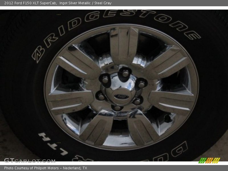 Ingot Silver Metallic / Steel Gray 2012 Ford F150 XLT SuperCab
