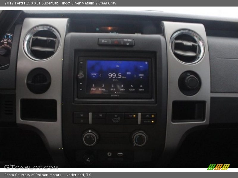 Ingot Silver Metallic / Steel Gray 2012 Ford F150 XLT SuperCab