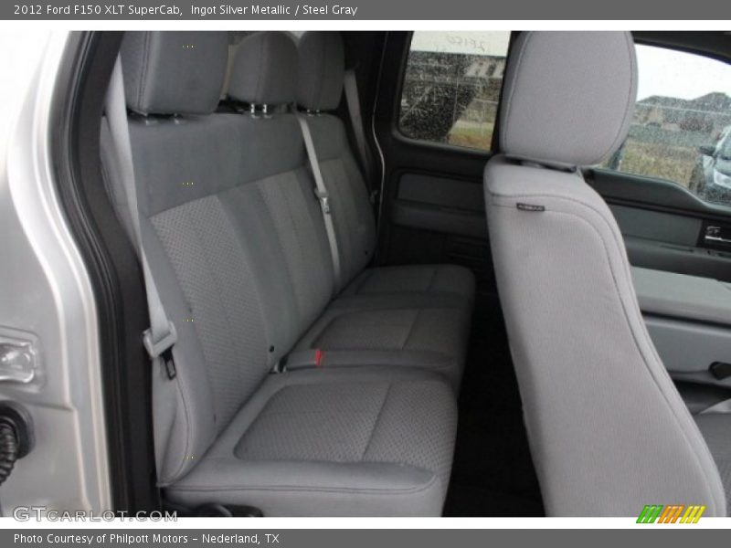 Ingot Silver Metallic / Steel Gray 2012 Ford F150 XLT SuperCab