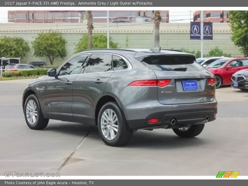 Ammonite Grey / Light Oyster w/Pistachio 2017 Jaguar F-PACE 35t AWD Prestige