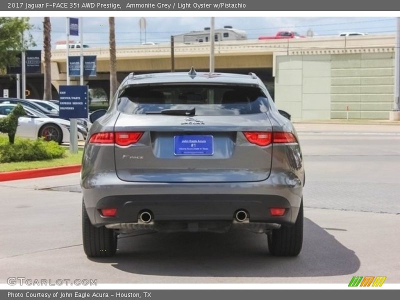 Ammonite Grey / Light Oyster w/Pistachio 2017 Jaguar F-PACE 35t AWD Prestige
