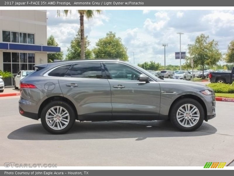 Ammonite Grey / Light Oyster w/Pistachio 2017 Jaguar F-PACE 35t AWD Prestige
