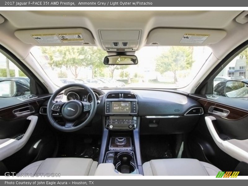 Ammonite Grey / Light Oyster w/Pistachio 2017 Jaguar F-PACE 35t AWD Prestige