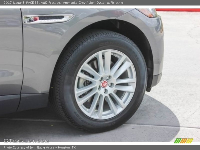 Ammonite Grey / Light Oyster w/Pistachio 2017 Jaguar F-PACE 35t AWD Prestige