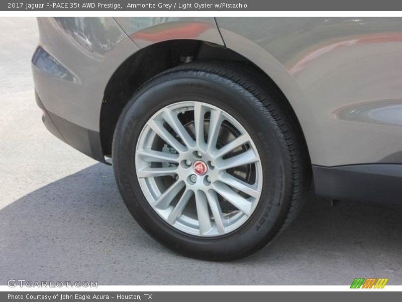 Ammonite Grey / Light Oyster w/Pistachio 2017 Jaguar F-PACE 35t AWD Prestige