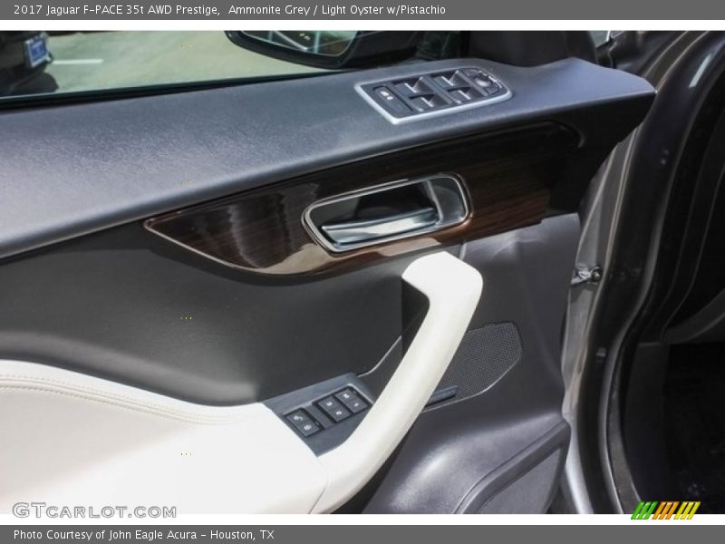 Ammonite Grey / Light Oyster w/Pistachio 2017 Jaguar F-PACE 35t AWD Prestige