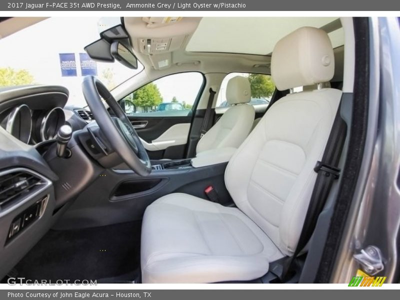 Ammonite Grey / Light Oyster w/Pistachio 2017 Jaguar F-PACE 35t AWD Prestige