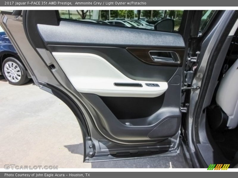 Ammonite Grey / Light Oyster w/Pistachio 2017 Jaguar F-PACE 35t AWD Prestige
