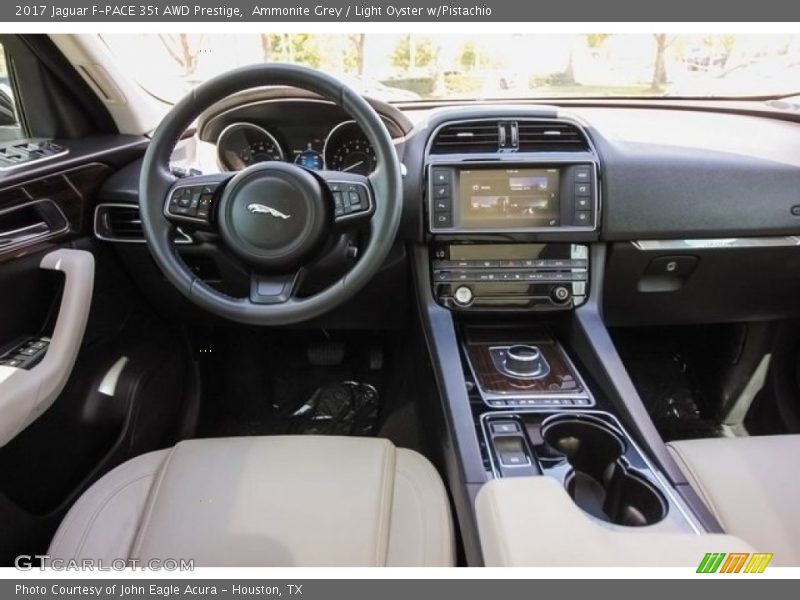 Ammonite Grey / Light Oyster w/Pistachio 2017 Jaguar F-PACE 35t AWD Prestige
