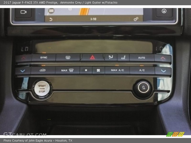 Ammonite Grey / Light Oyster w/Pistachio 2017 Jaguar F-PACE 35t AWD Prestige
