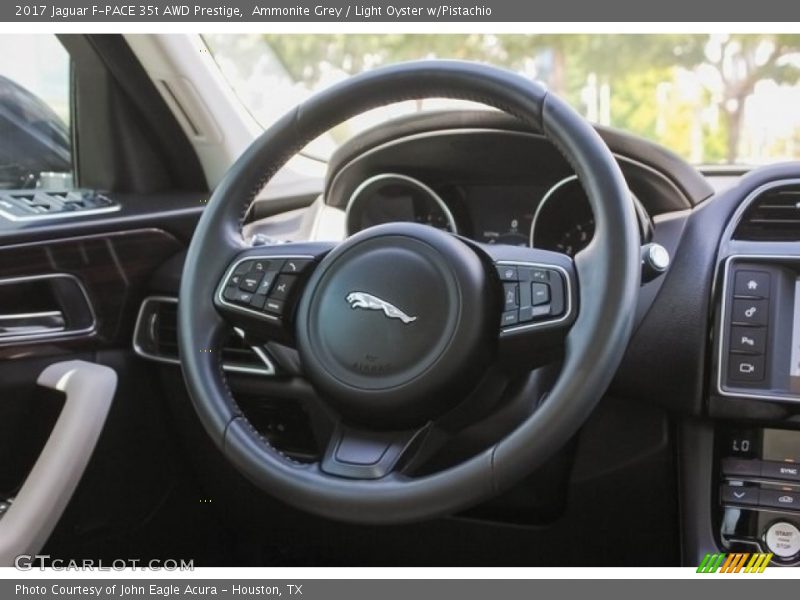 Ammonite Grey / Light Oyster w/Pistachio 2017 Jaguar F-PACE 35t AWD Prestige