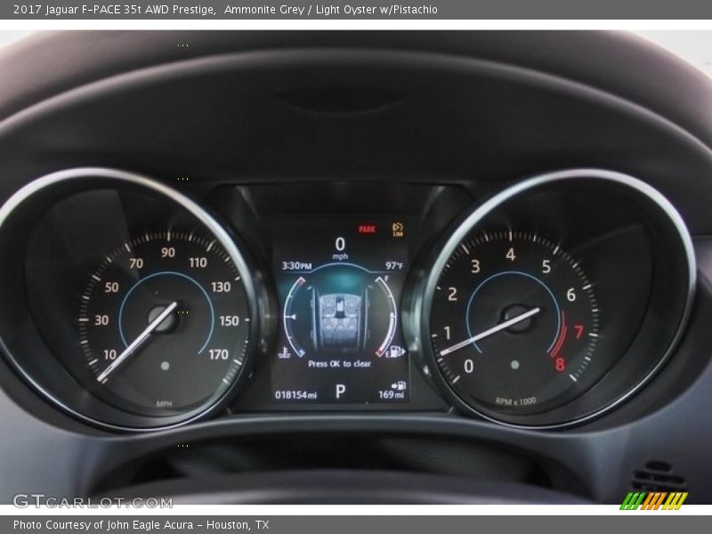 Ammonite Grey / Light Oyster w/Pistachio 2017 Jaguar F-PACE 35t AWD Prestige
